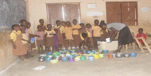 School Feeding Programme in 18 Basic Schools -Gunwagre Primary School
